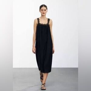 Zara Lace Straps Slip Dress
